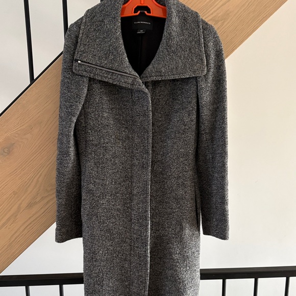 Club Monaco Jackets & Blazers - Club Monaco Heather Gray Trench Coat